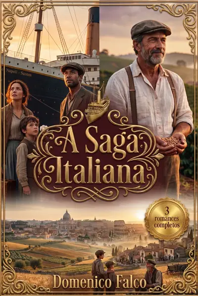 Capa de A Saga Italiana, de Domenico Falco