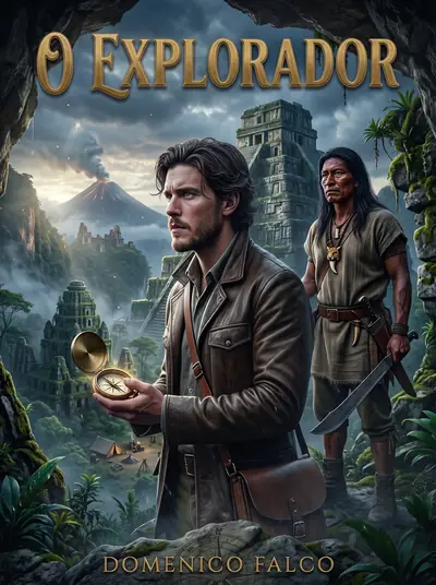 Capa de O Explorador — Em Busca do Desconhecido (Parte 1), de Domenico Falco