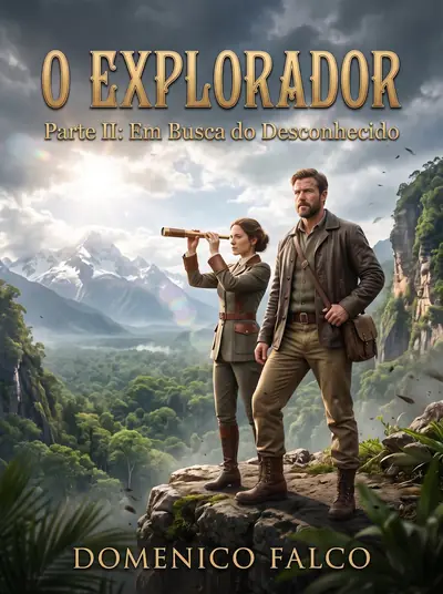 Capa de O Explorador: Em Busca do Desconhecido, de Domenico Falco