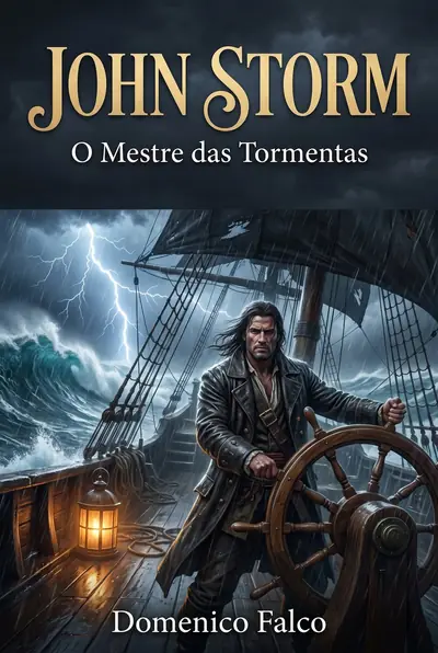 Capa de O Mestre das Tormentas, de Domenico Falco