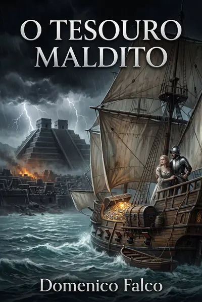 Capa de O Tesouro Maldito, de Domenico Falco
